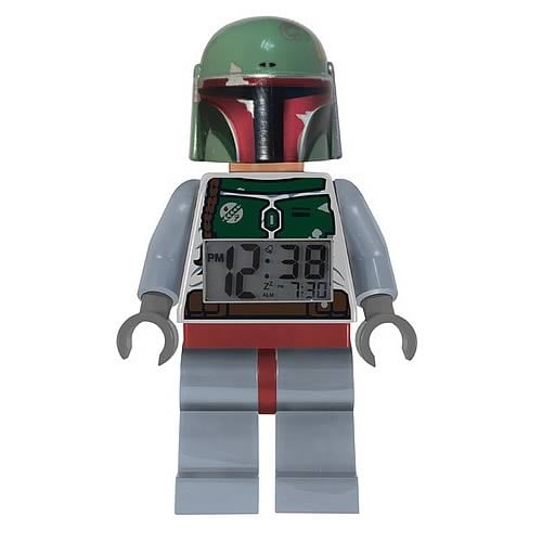 LEGO Star Wars Boba Fett Minifigure Clock